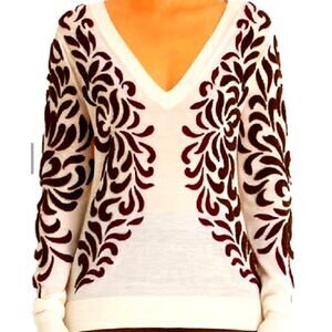 Rachael Roy Merino Wool sweater texture embroidered quiet luxury soft cozy y2k